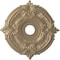 Ekena Millwork Attica PVC Medallion (Canopies up to 6 3/4"), 19"OD x 3 1/2"ID x 1"P, Metallic Champagne Mist CMP19ATECE - alternate 1